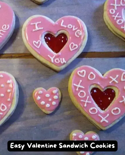 The Best Easy Valentine Sandwich Cookies