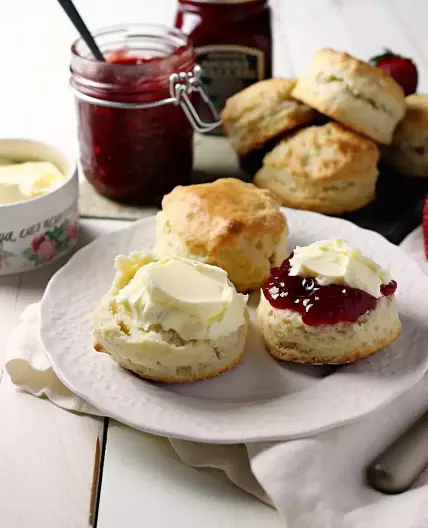 Scones with Jam and Clotted Cream