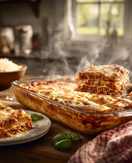 Heavenly Baked Spaghetti Lasagna