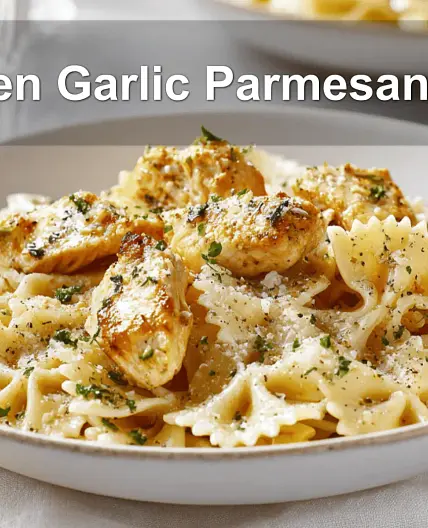 Chicken Garlic Parmesan Pasta