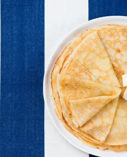 Crêpes au lait de coco