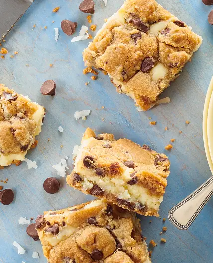 Chocolate Chip Cheesecake Bars