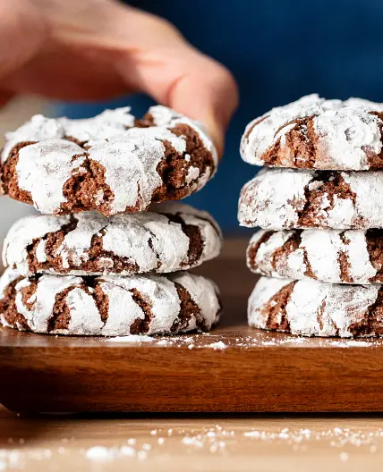 Chocolate Crinkle Cookies Recipe