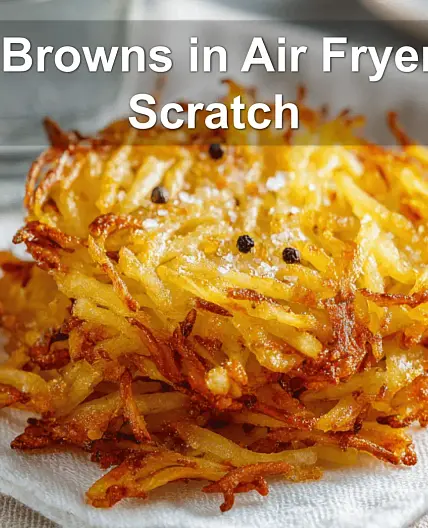 Hash Browns in Air Fryer from Scratch