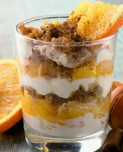 Verrines à la mandarine