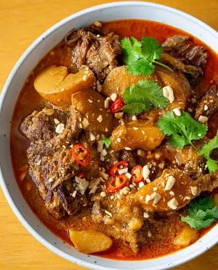 Slow-cooker Massaman Beef Curry