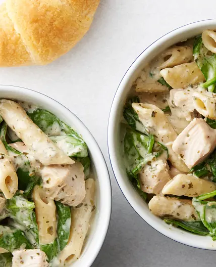 Instant Pot® Creamy Pesto Penne Pasta