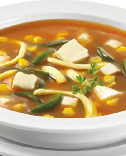 Sopa Mexicana de Elote y Rajas