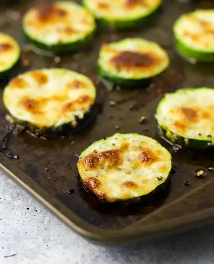 Cheesy Roasted Zucchini