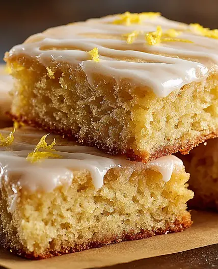 Lemon Brownie Bars