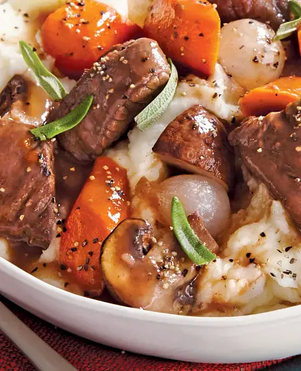 Quick Beef Bourguignonne