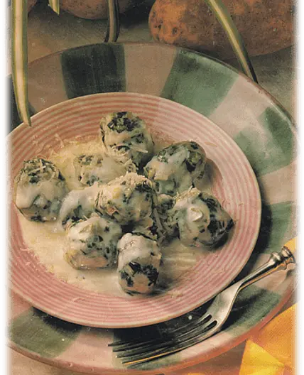 Spinach Gnocchi with Nutmeg