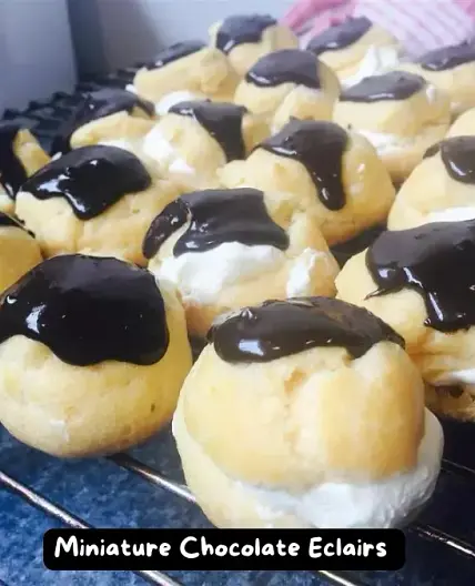 The Best Miniature Chocolate Eclairs Recipe