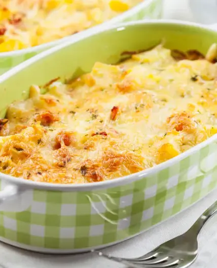 Gratin de pâtes moelleux, facile et pas cher