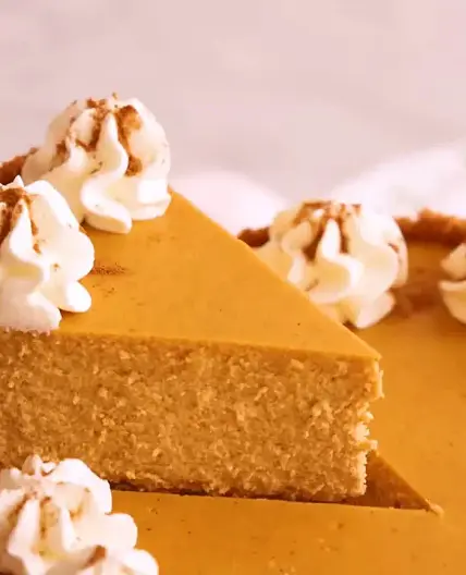 Creamy Cottage Cheese Pumpkin Cheesecake