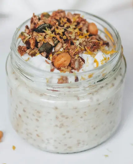 Lemon Cheesecake Overnight Oats