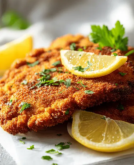 Vegane Schnitzel mit Saitan und Jackfruit