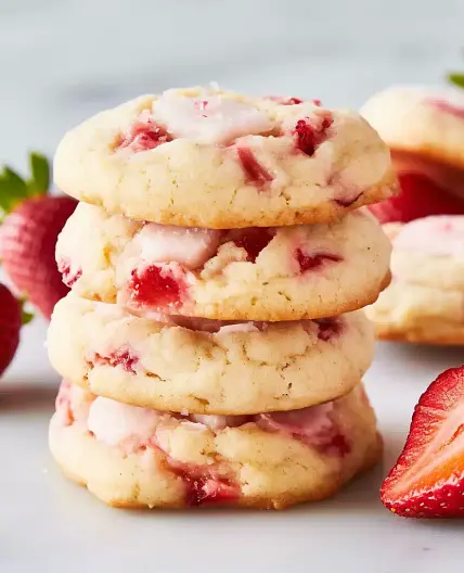 Strawberry Shortcake Cookies