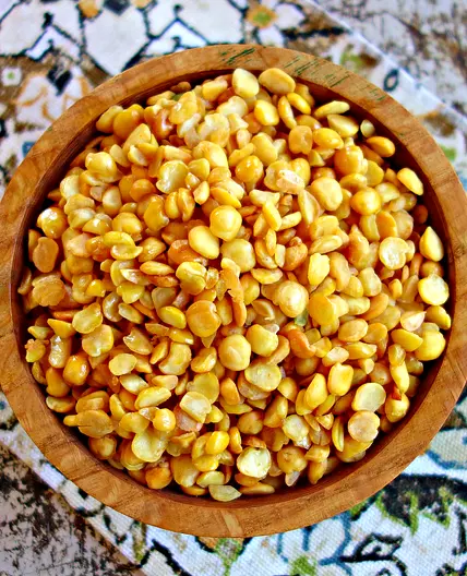 Baked Split Pea-Nuts {nut-free, easy}