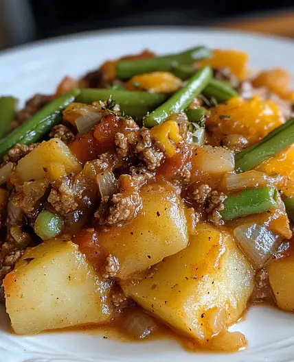 Hobo Casserole with Ground Beef