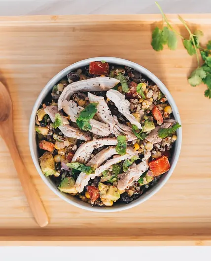 Tex Mex Chicken Quinoa Salad