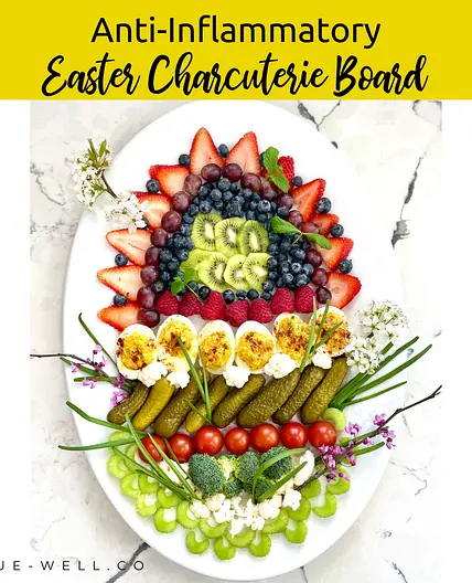 Anti-Inflammatory Easter Charcuterie Board (or Platter)