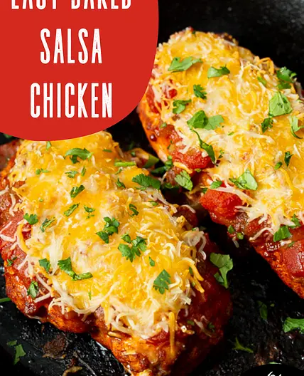Easy Baked Salsa Chicken