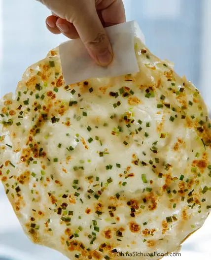 Chinese Scallion Pancake—Simplified Version