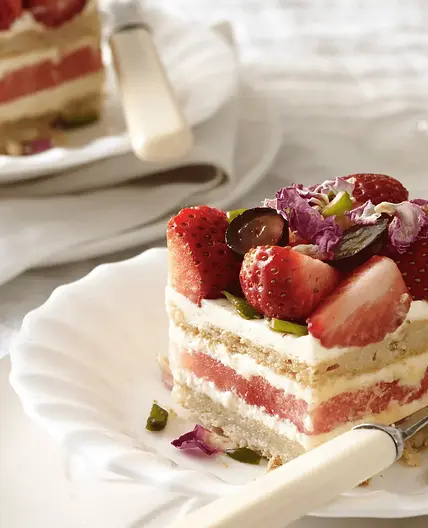 Black Star Pastry’s strawberry and watermelon cake