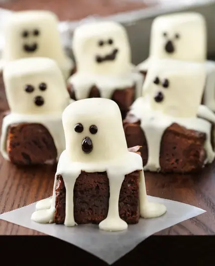 Spooky Boo Brownies