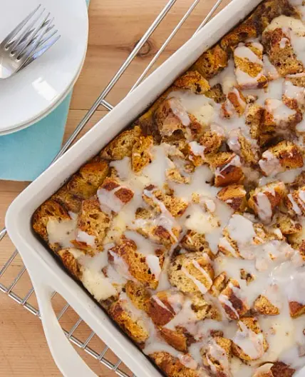 Cinnamon Roll Breakfast Casserole