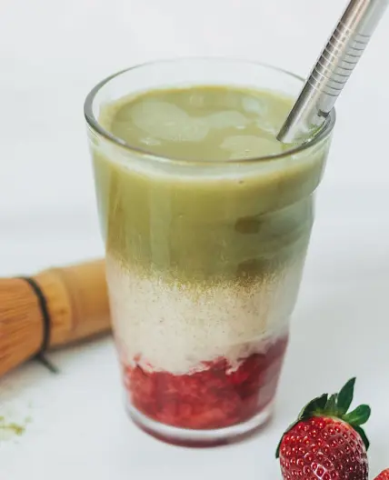 Strawberry Matcha Latte