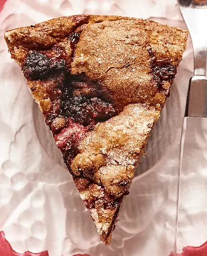 Alison Roman's raspberry ricotta cake