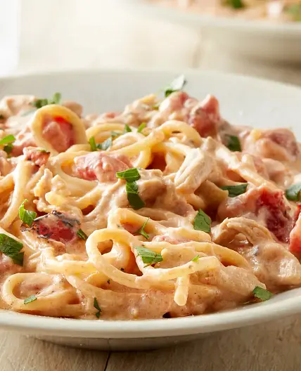 Slow-Cooker Cheesy Chicken Spaghetti