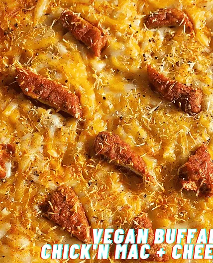 Vegan Buffalo Mac and Cheese