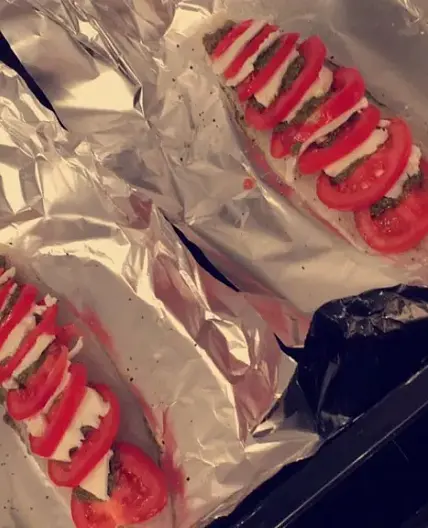 Papillote de poisson aux saveurs italiennes