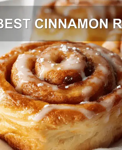 THE BEST CINNAMON ROLLS