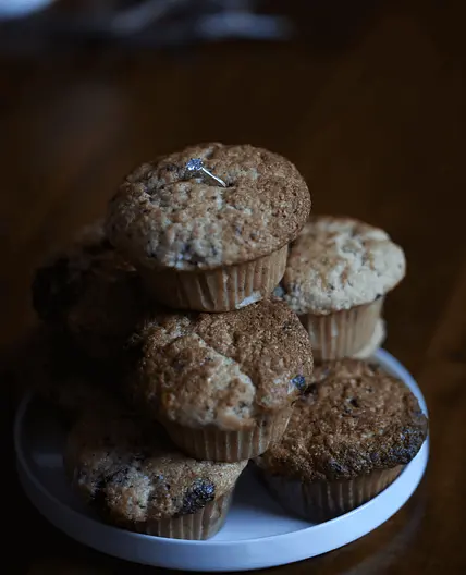 Best Vegan Blueberry Muffins and My Proposal Story