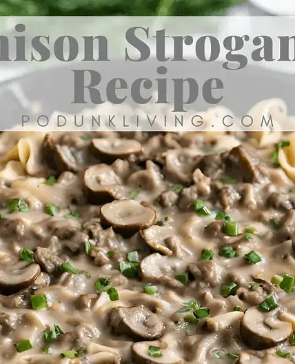 Venison Stroganoff