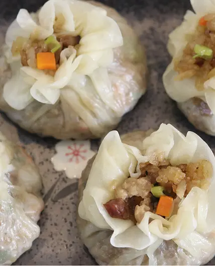 Glutinous Rice Siu Mai (Steamed Dumpling Recipe)