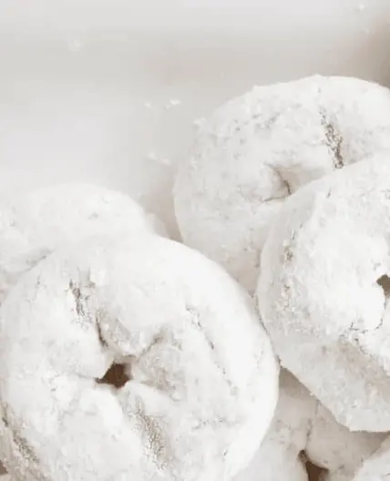 Air Fryer Donuts with Powdered Sugar Recipe