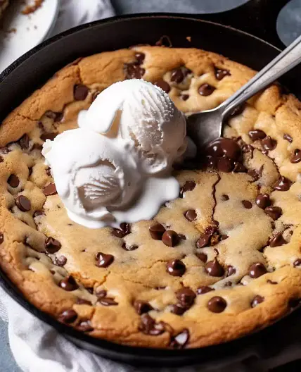 Chocolate Chip Skillet Cookie