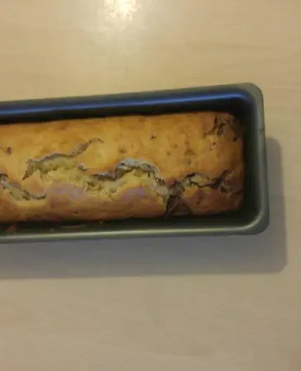Cake à la banane et au chocolat sans oeufs