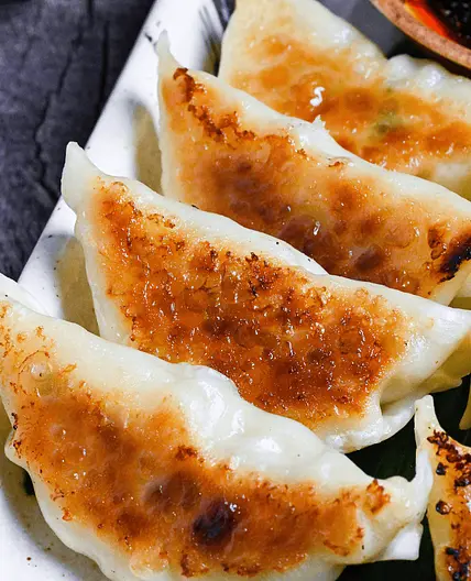 Crispy Pork Gyoza (Japanese Pan Fried Dumplings)