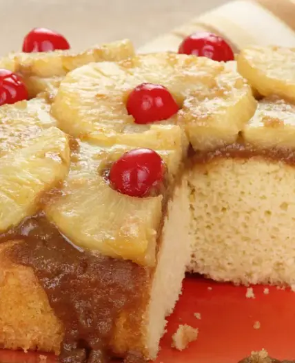 Gâteau à l'ananas (sans lait, sans blé, sans soja, sans gluten)