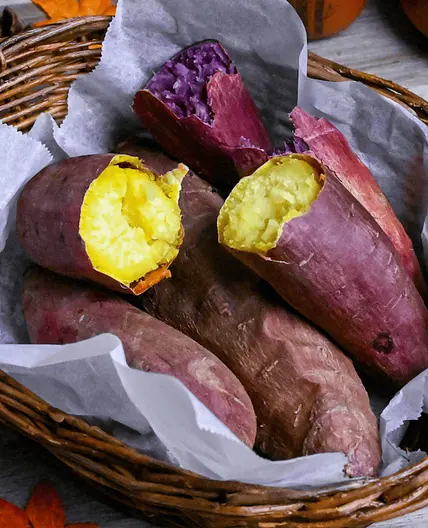 Yaki Imo (Baked Japanese Sweet Potatoes)