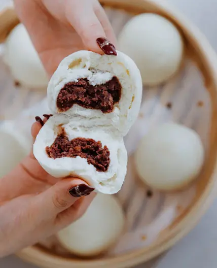 Homemade Red Beans Buns