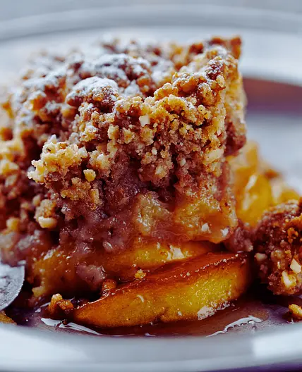 Gluten Free Apple Peach Crumble Recipe