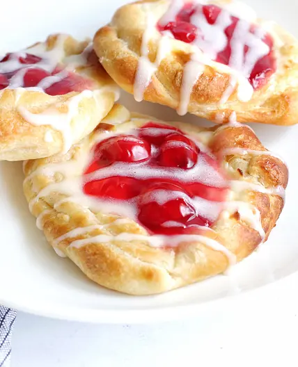 Air Fryer Cherry Cream Cheese Danish