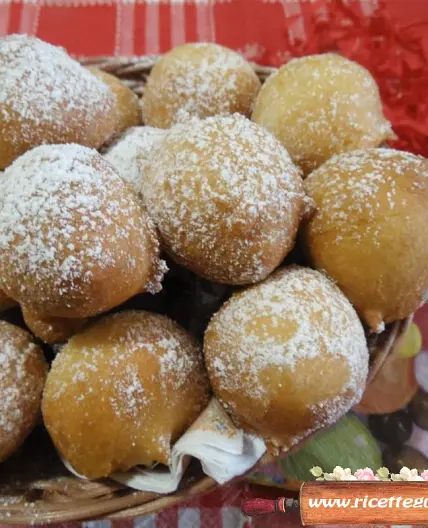 Castagnole soffici fritte